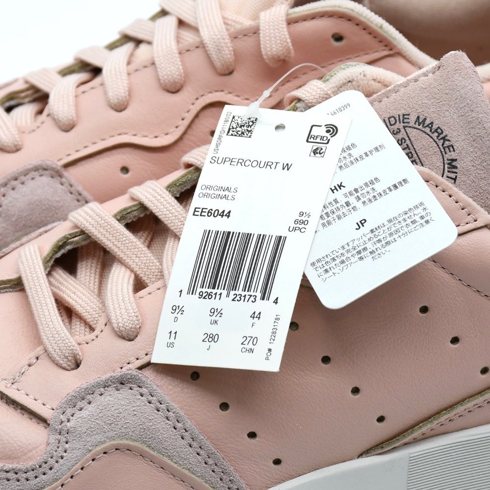 NEW Adidas Supercourt Vapour Pink Sneakers 11 - Picture 4 of 4